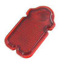 33-0502 - Red Glass Tombstone Tail Lamp Lens by Wyatt Gatling