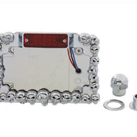 33-0640 - Chrome Skull Type Tail Lamp Assembly by V-Twin