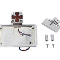 33-0769 - Chrome Horizontal LED Tail Lamp Kit Maltese Style by V-Twin