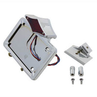 33-0772 - Chrome Horizontal LED Tail Lamp Kit Diamond Style by V-Twin