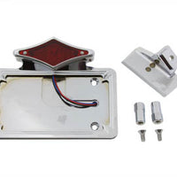 33-0772 - Chrome Horizontal LED Tail Lamp Kit Diamond Style by V-Twin