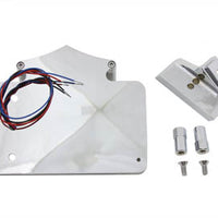 33-0772 - Chrome Horizontal LED Tail Lamp Kit Diamond Style by V-Twin