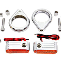 33-0904 - Turn Signal Kit Front with 49mm Fork Clamps by Wyatt Gatling