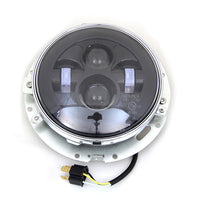 33-1105 - 7 LED Headlamp Assembly Gloss Black by Wyatt Gatling