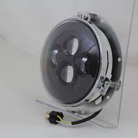 33-1105 - 7 LED Headlamp Assembly Gloss Black by Wyatt Gatling