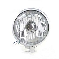 33-1172 - Chrome 5-3/4 Round Faceted Headlamp Assembly by Wyatt Gatling