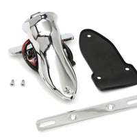 33-1322 - Bates Bobber Tail Lamp Assembly Chrome by V-Twin