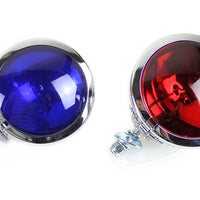 33-1558 - Red and Blue Police Spotlamp Set by V-Twin