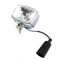 12 Volt Chopper Rectangular Headlamp Chrome