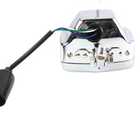 12 Volt Chopper Rectangular Headlamp Chrome