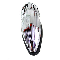 33-1946 - Skull Head Fender Ornament Chrome by V-Twin