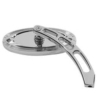 34-0347 - Cateye Mirror with Billet Girder Stem Chrome