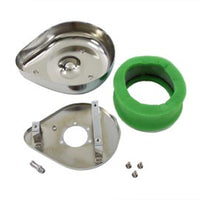 34-0520 - Chrome Tear Drop Air Cleaner Assembly by V-Twin