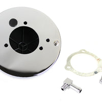 34-0733 - Wyatt Gatling Chrome Round Mesh Air Cleaner by Wyatt Gatling