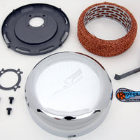 34-1359 - 7 Linkert Bird J-Slot Style Air Cleaner Assembly Chrome by Wyatt Gatling