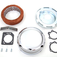 34-1442 - 7 Round Air Cleaner Assembly Chrome by Wyatt Gatling