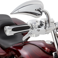 ARLEN NESS Deep Cut Comfort Series Grips - TBW - Chrome 500-070