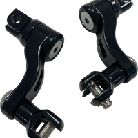 DRAG SPECIALTIES Passenger Peg Mount - Adjustable - Black 63190B