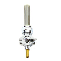 35-0402 - Chrome Petcock with Straight Outlet and Nut by V-Twin