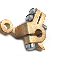 35-0445 - Brass Knucklehead Carburetor Throttle Lever by V-Twin