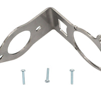 35-1666 - CV Carburetor Mount Bracket Natural Stainless Steel by V-Twin