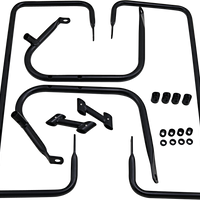 3501-1250 - DRAG SPECIALTIES Saddlebag Rail - Black - FLT '97 - '08 21042B