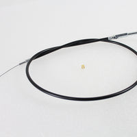 36-0138 - Black Throttle Cable with 38 Casing and 90 Elbow Fitting by V-Twin