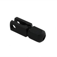 37-8773 - Lower Brake Cable Clamp Black by V-Twin