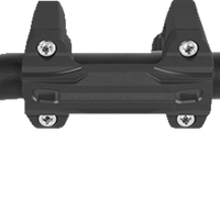 PERFORMANCE MACHINE (PM) Phatbar & Riser Kit - Internal Wiring - 9" - Black Ops 0208-2195M-SMB