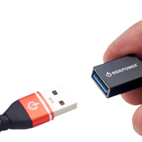 RIDEPOWER Power Adapter - Female USB to Male USB-C RPUSBCMUSBFADPT
