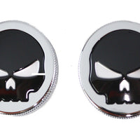 Skull Style Vented and Non-Vented Gas Cap Set