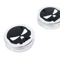 Skull Style Vented and Non-Vented Gas Cap Set