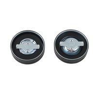 Black Skull Style Vented and Non-Vented Gas Cap Set