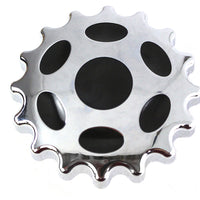 Sprocket Gas Cap Vented Chrome