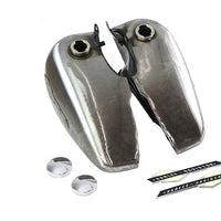 38-0899 Bobbed 5 Gallon Gas Tank Set with Emblems
