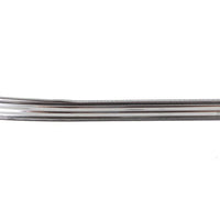 38-1997 Small Ribbed Emblem Trim Stainless Steel
