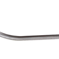 38-1997 Small Ribbed Emblem Trim Stainless Steel