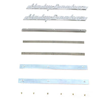 38-6530 1951-1954 Emblem Kit with Strips Stainless Steel