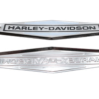 38-6682 - OE Emblem Set with Black Lettering by V-Twin