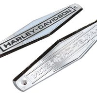 38-6682 - OE Emblem Set with Black Lettering by V-Twin