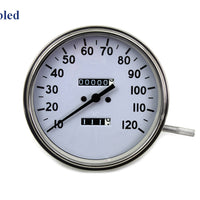 39-0487 - Replica 2:1 Speedometer with Black Needle by V-Twin