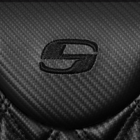 SADDLEMEN Roadsofa™ Extended Reach Seat - without Backrest - Lattice Stitch - Carbon Fiber - FL '08-'23 808-07B-207A0