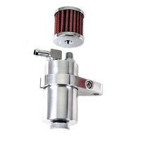 40-0568 - Polished Engine Breather Oil Collector by V-Twin