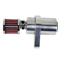 40-0568 - Polished Engine Breather Oil Collector by V-Twin