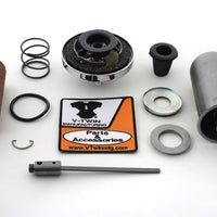 40-0845 - Chrome Oil Tank Cap Kit by V-Twin