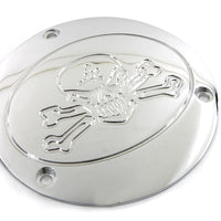 42-0578 - Chrome Bonehead Type Derby Cover by V-Twin