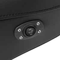 SADDLEMEN Roadsofa™ Seat - without Backrest - Lattice Stitch - Carbon Fiber - FL '08-'23 808-07B-206A0