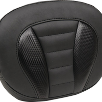 MUSTANG Deluxe Sissy Bar Pad - Black Stitch - FLT/FLH '23-'24 89015