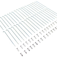 45-0277 Indian Zicad Plated 16 inch Spoke Set by V-Twin