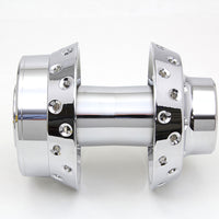 45-0591 - Chrome Front Wheel Hub 3/4 Bearings by V-Twin